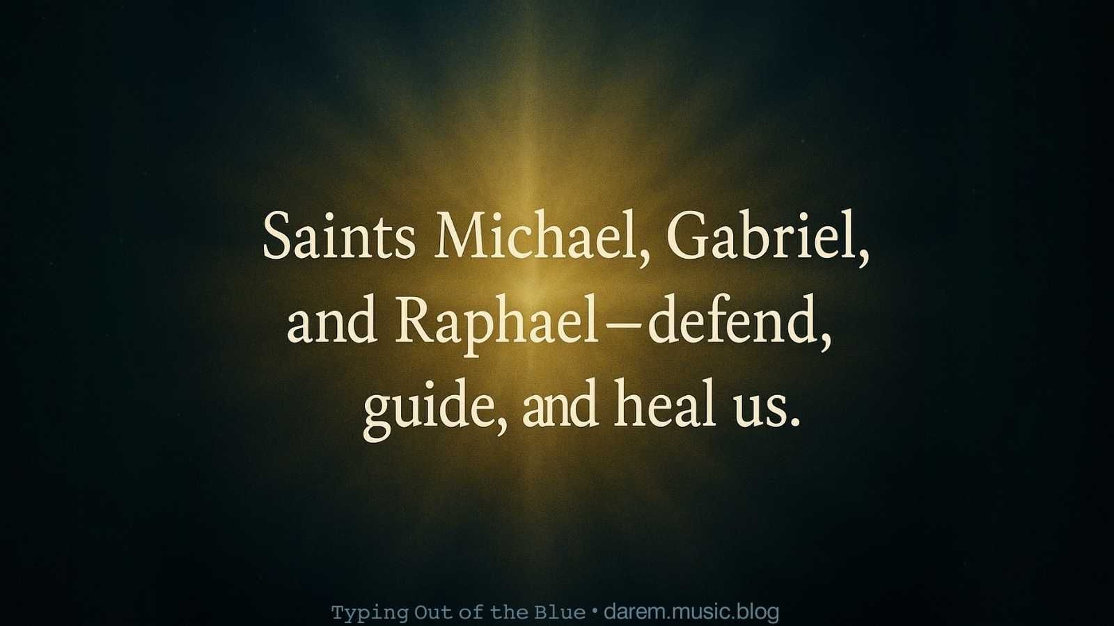 Prayer to the Archangels