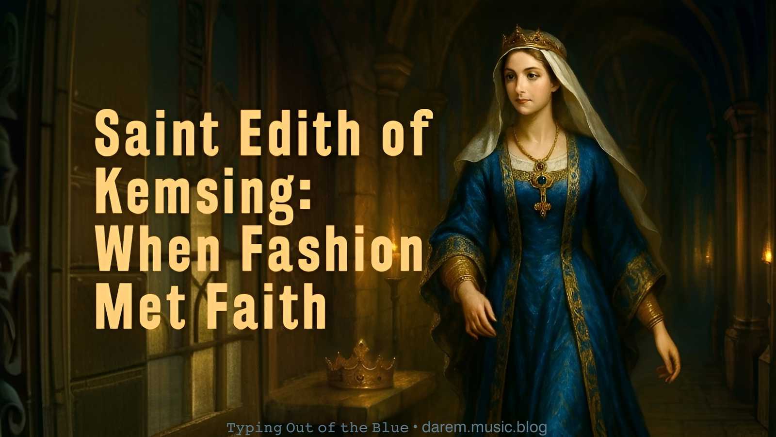 Saint Edith of Kemsing: When Fashion Met Faith