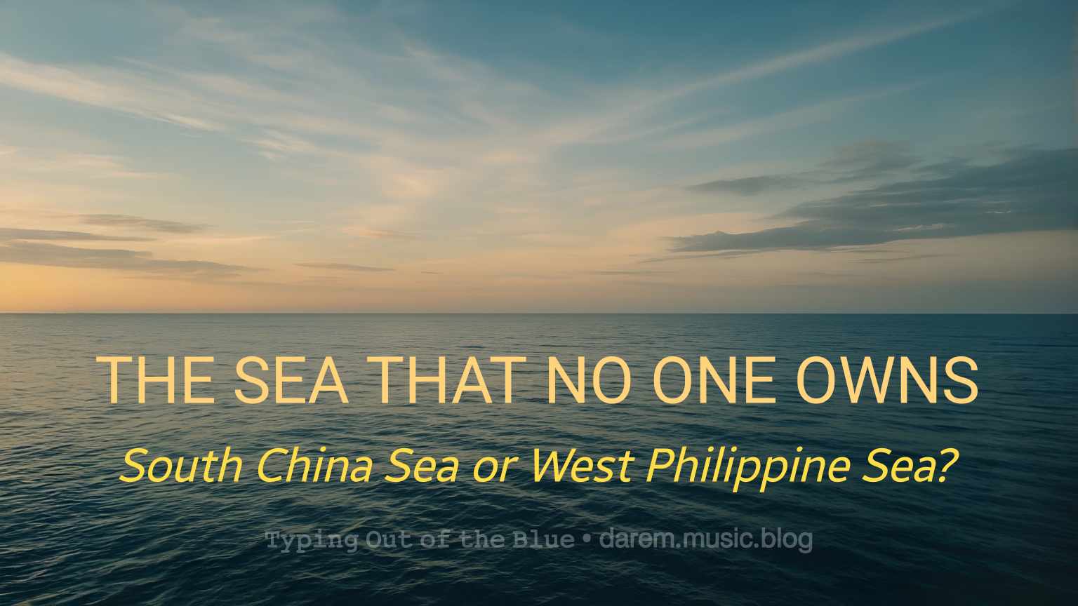 The Sea That No One Owns