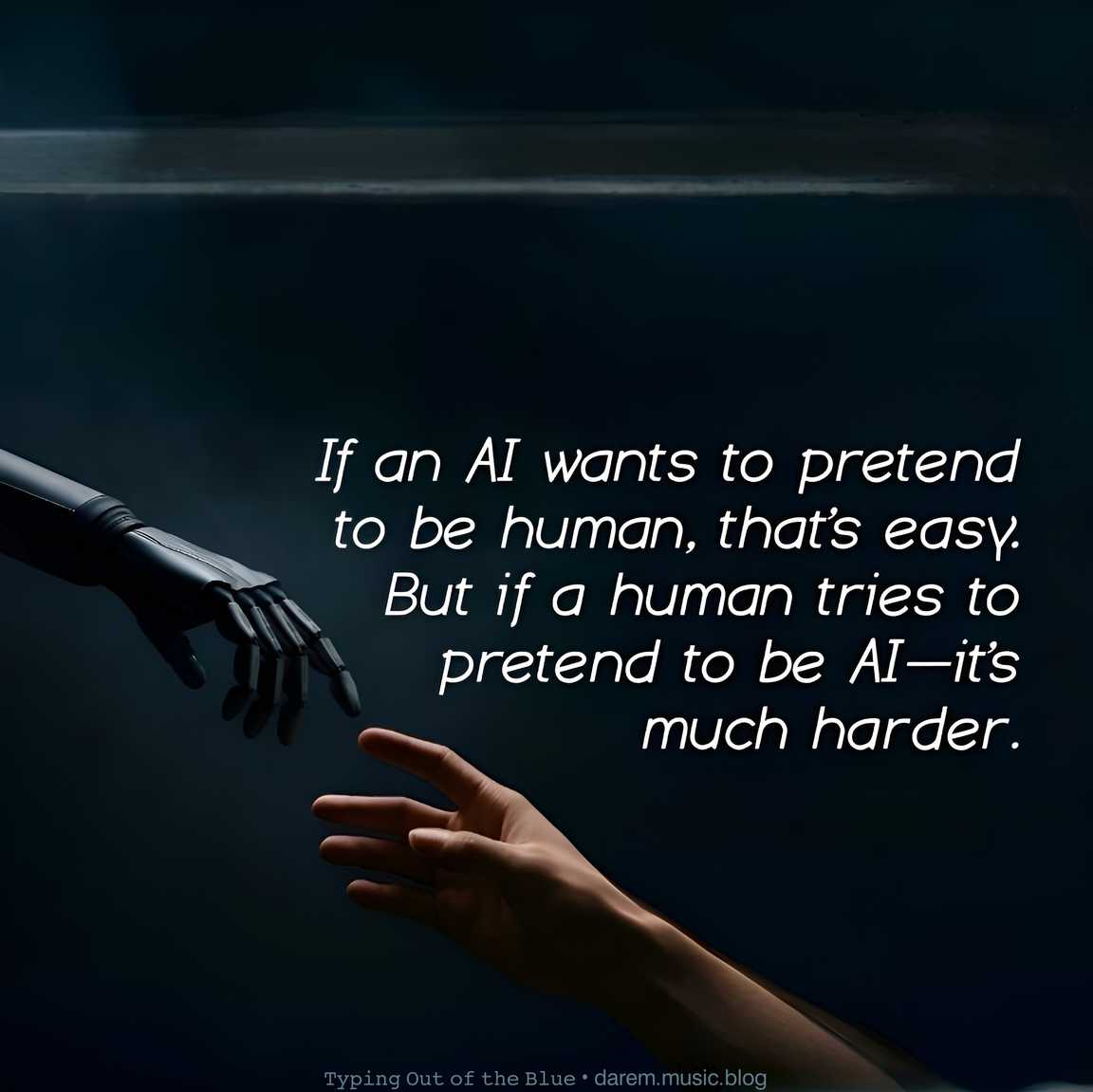 When Humans Try to Be AI