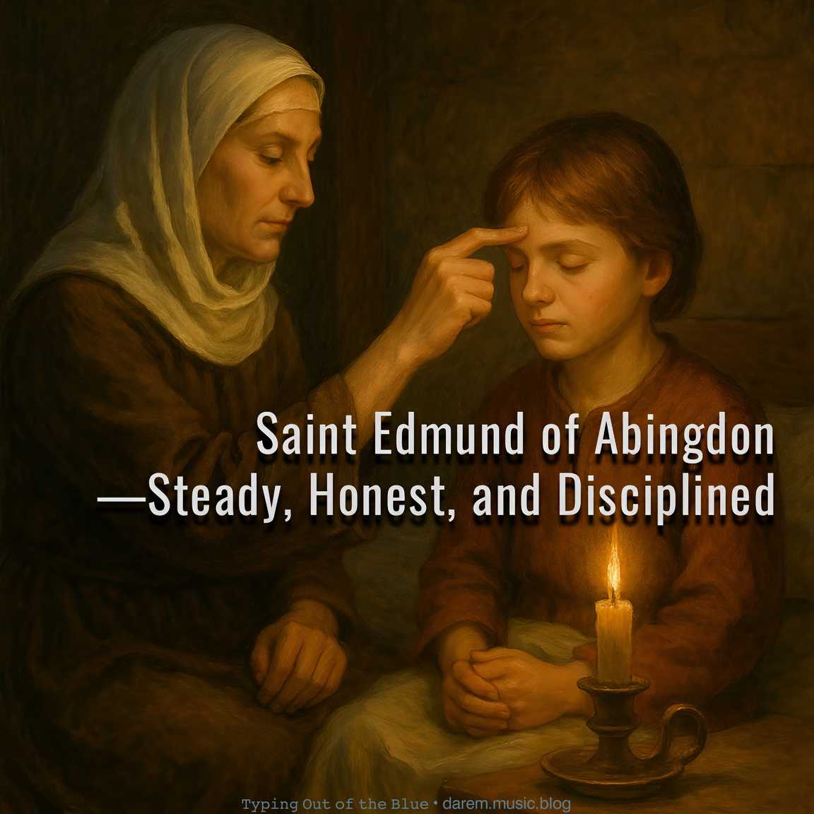 Saint Edmund of Abingdon—Steady, Honest, and Disciplined