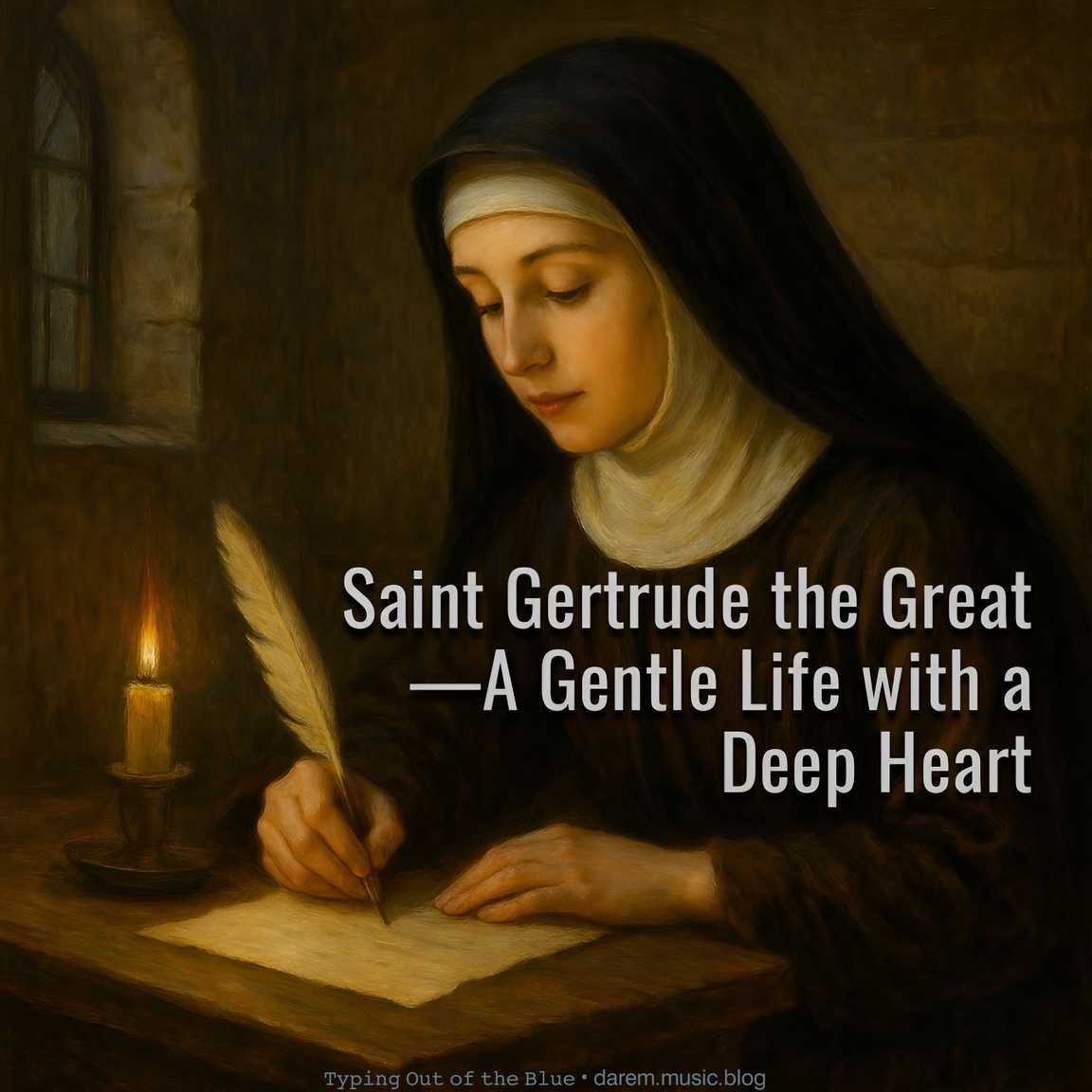 Saint Gertrude the Great—A Gentle Life with a Deep Heart