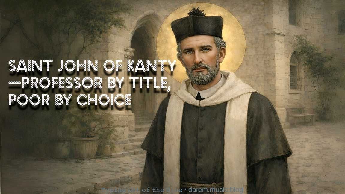 Saint John of Kanty—Professor by Title, Poor by Choice
