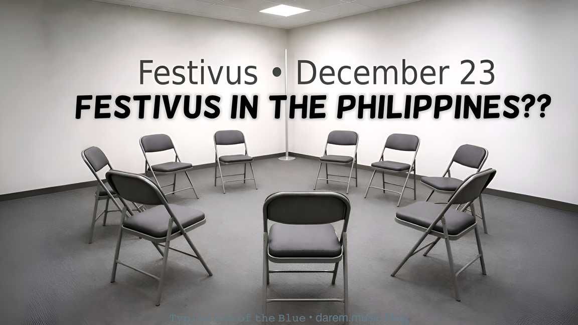 Festivus in the&nbsp;Philippines??