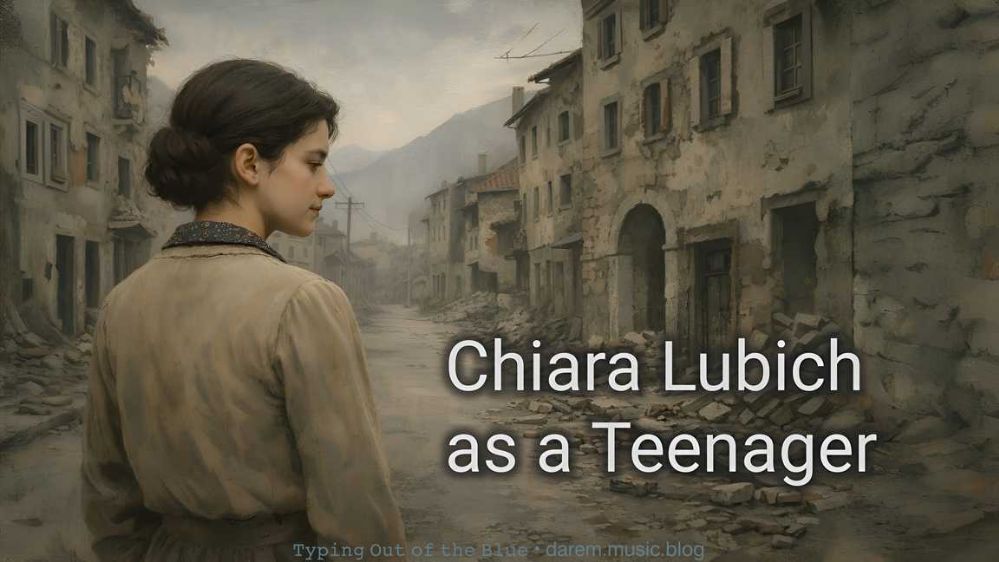 Chiara Lubich as a Teenager