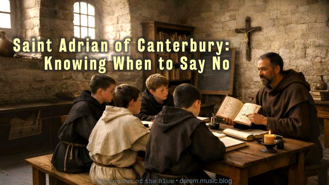 Saint Adrian of Canterbury: Knowing When to Say No