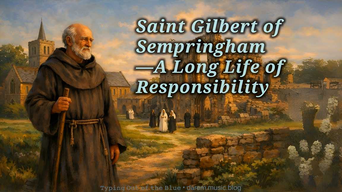 Saint Gilbert of Sempringham—A Long Life of Responsibility