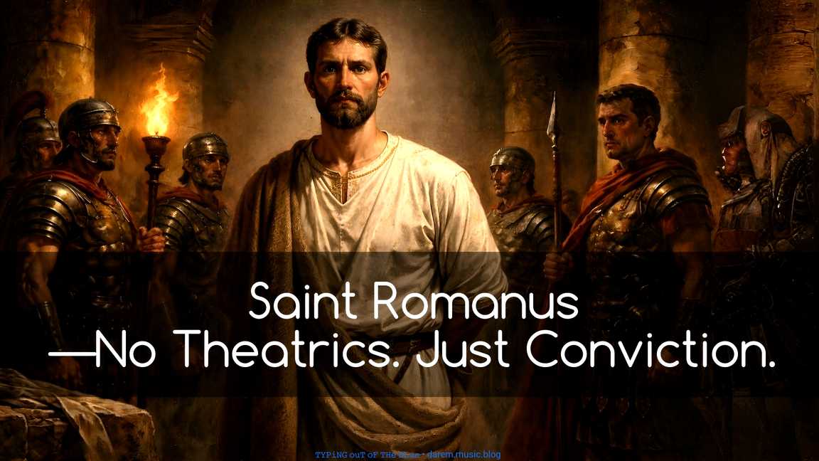 Saint Romanus—No Theatrics. Just Conviction.