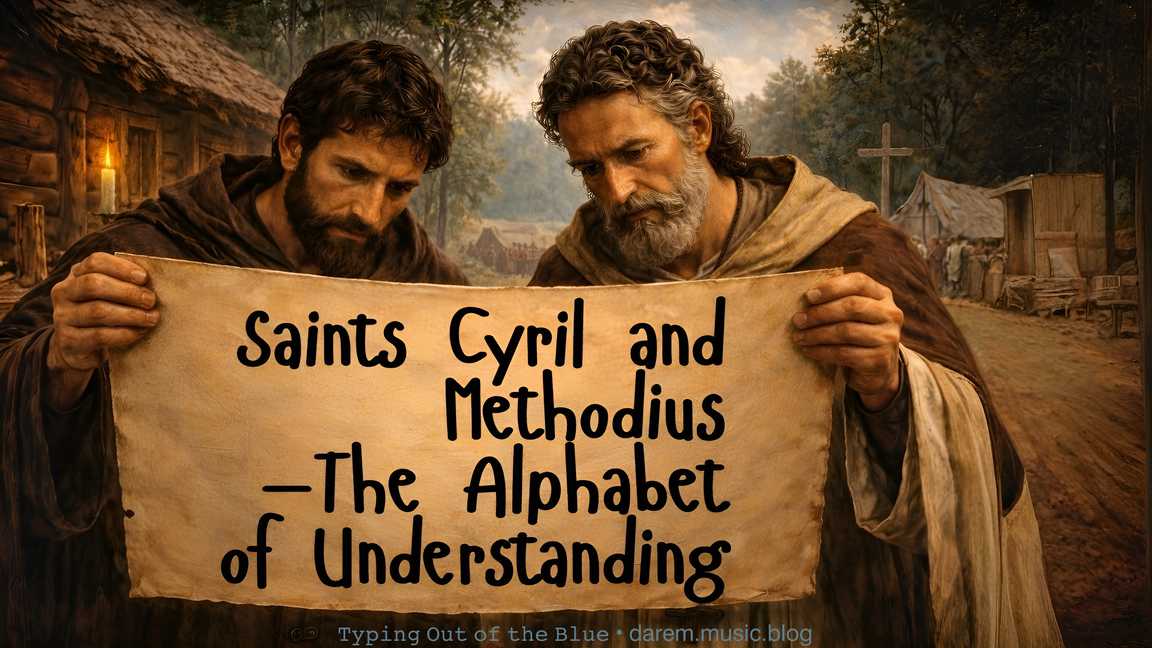 Saints Cyril and Methodius—The Alphabet of Understanding