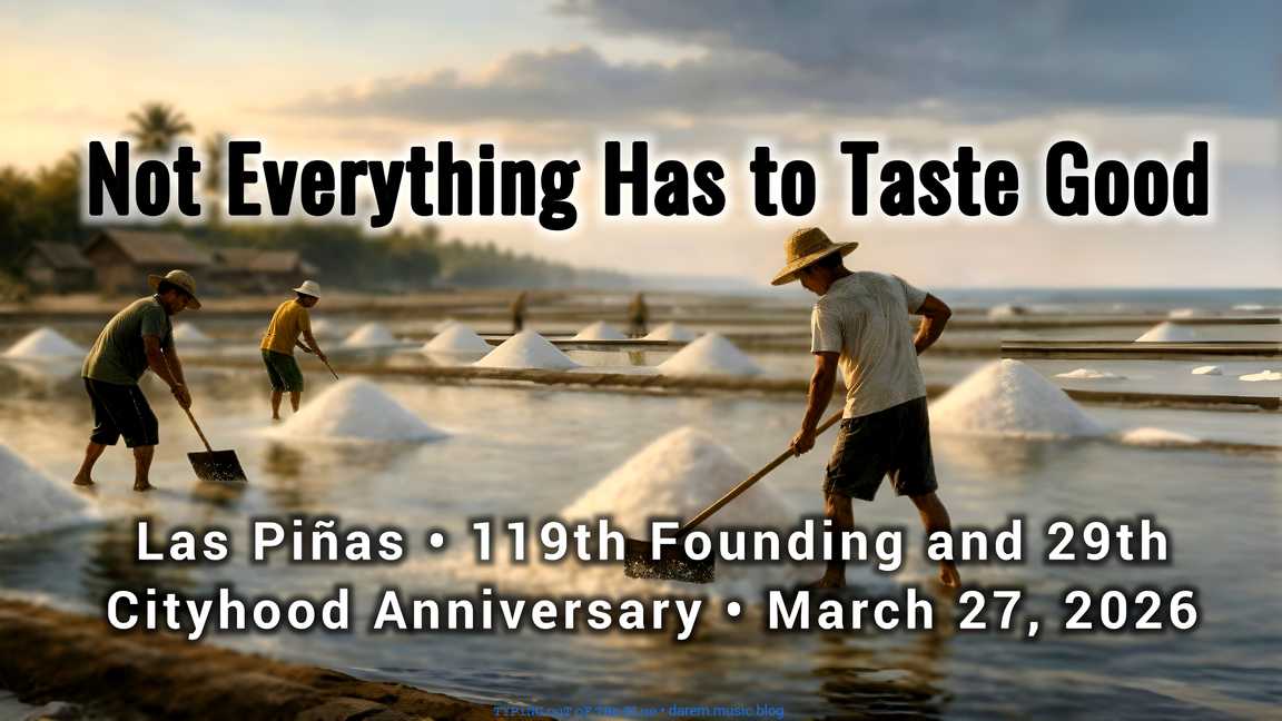 Not Everything Has to Taste Good