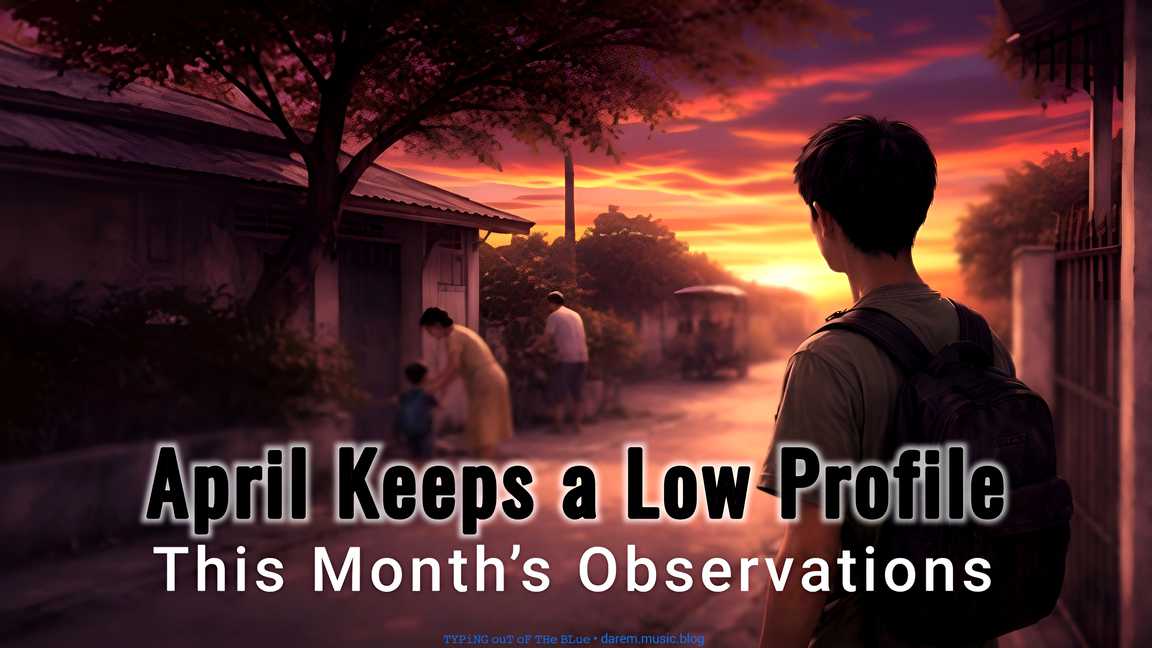 April Keeps a Low Profile