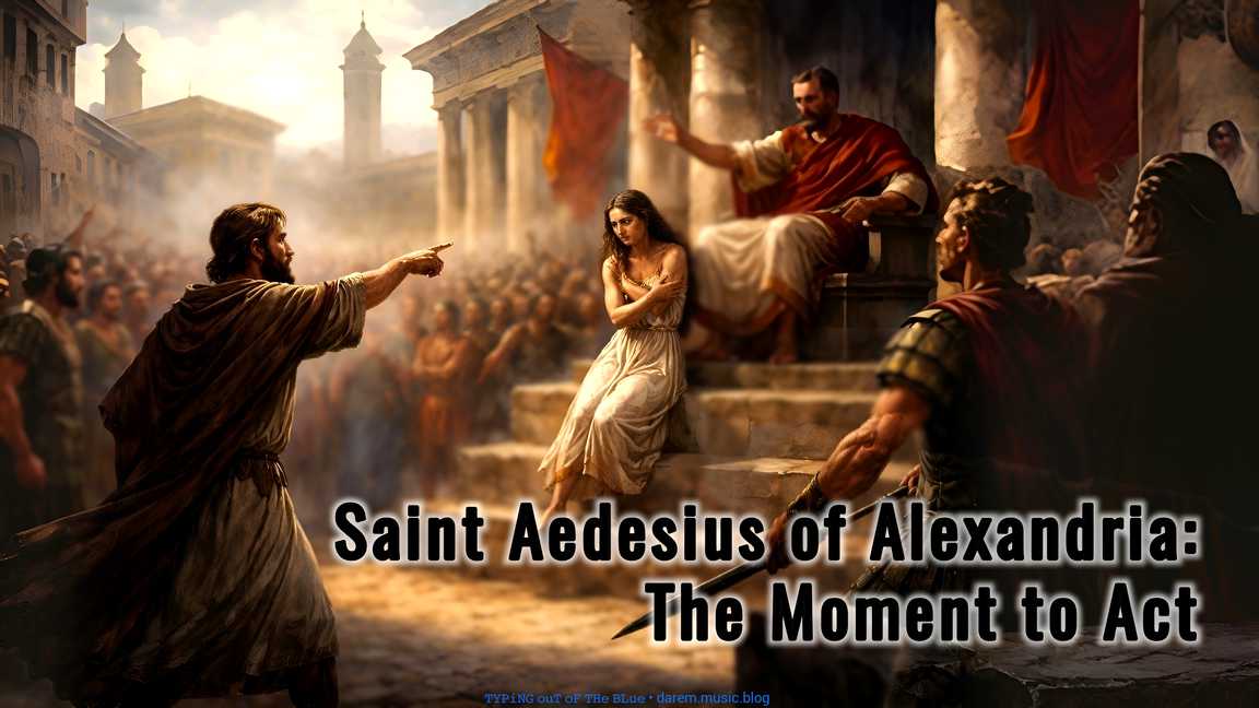 Saint Aedesius of Alexandria: The Moment to Act