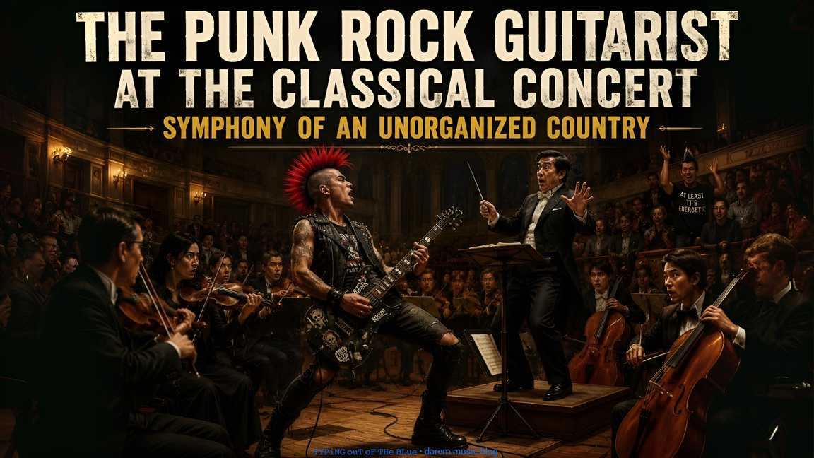 The Punk Rock Guitarist at the Classical Concert