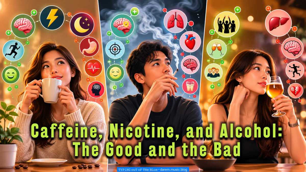 Caffeine, Nicotine, and Alcohol: The Good and the Bad