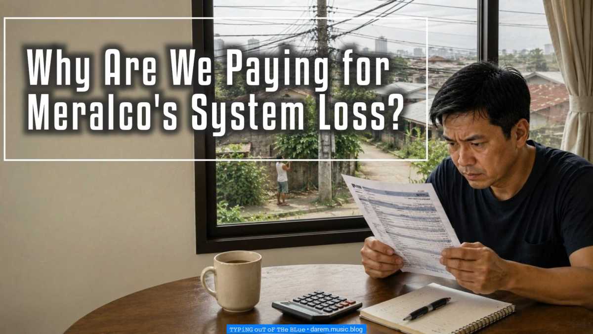 Why Are We Paying for Meralco’s System Loss?
